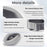 Foldable 4D Smart Eye Massager With Heat Compression Bluetooth Music Function On Sale