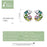 925 Sterling Silver Mini Chameleon Stud Earrings On Sale