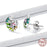 925 Sterling Silver Mini Chameleon Stud Earrings On Sale