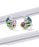 925 Sterling Silver Mini Chameleon Stud Earrings On Sale