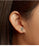 925 Sterling Silver Mini Chameleon Stud Earrings On Sale