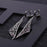 925 Sterling Silver Natural Red Garnet Gemstone Vintage Gothic Statement Drop Earrings On Sale