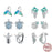 925 Sterling Silver Ocean Marine Life Theme Earrings Collection On Sale