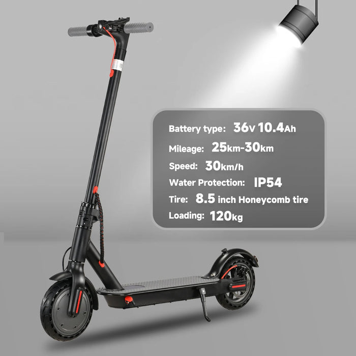 Lightweight Foldable Electric Scooter with APP For Adults 36V 10.4Ah 350W Motor On Sale