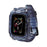 Blue Black Clear iWatch Case And Silicone Straps Sets For Apple Watch Band 38mm, 40mm, 41mm, 42mm, 44mm, 45mm On Sale