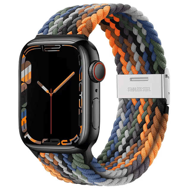 Camouflage Stretchable Braided Loop Apple Watch Bracelet For iWatch Series On Sale