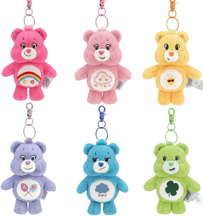 Care Bears Squeaky Plush Toys With Keychain On Sale