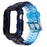 Double Blue Clear iWatch Case And Silicone Straps Sets For Apple Watch Band 38mm, 40mm, 41mm, 42mm, 44mm, 45mm On Sale