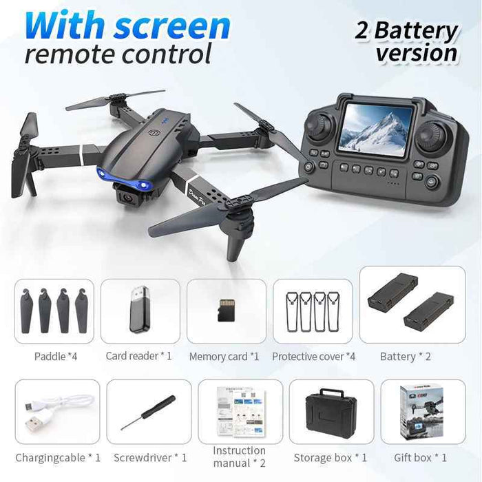 E99 Pro 4K 1080P Wide Angle HD Dual Camera GPS Drone On Sale