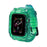 Emerald Black Clear iWatch Case And Silicone Straps Sets For Apple Watch Band 38mm, 40mm, 41mm, 42mm, 44mm, 45mm On Sale