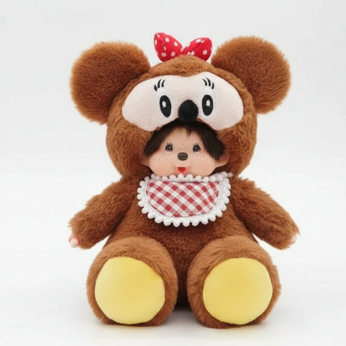20cm Miichi Monkey Monchhichi Brown Bear Dress Up Costume Collection Soft Plush Doll On Sale