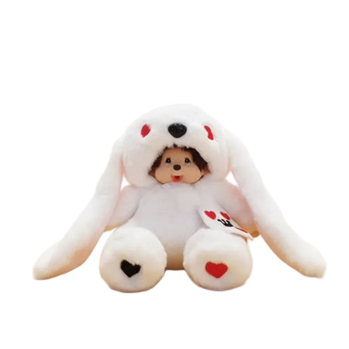 20cm Miichi Monkey Monchhichi White Bunny Dress Up Costume Collection Soft Plush Doll On Sale