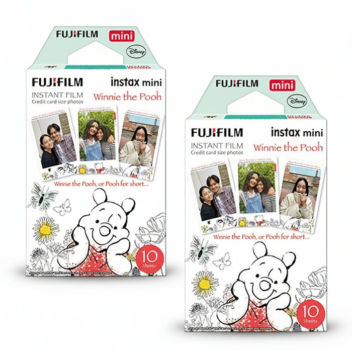 Two packages of Fujifilm instax mini Winnie the Pooh instant film On Sale