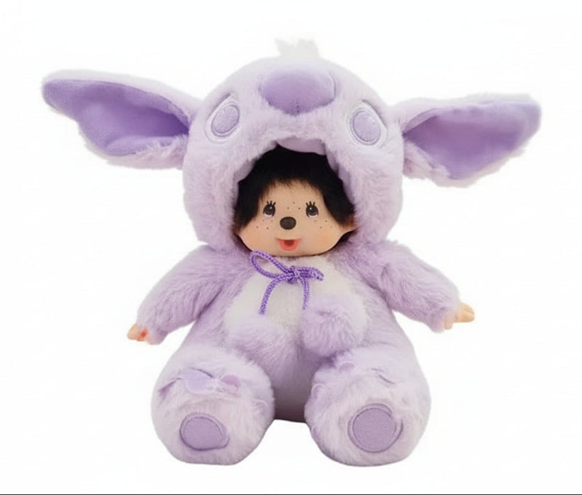 20cm Miichi Monkey Monchhichi Purple Lilo And Stitch Dress Up Costume Collection Soft Plush Doll On Sale