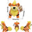 Growlithe Pokemon Character Soft Plush Doll Toys On Sale