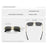 Classic Rectangular Rimless Sunglasses On Sale