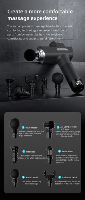 AI Intelligence Booster M2-D Deep Tissue And Muscle Electric Massager With Long-lasting battery life On Sale