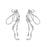 Big Ribbon Bow Style Elegant Dangle Earrings on Sale