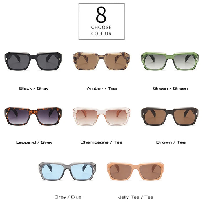 Fashion Rectangle HD Lens UV400 Sunglasses On Sale
