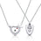 Concentric interlocking Chain And Link Stainless Steel Couple Bracelet On Sale