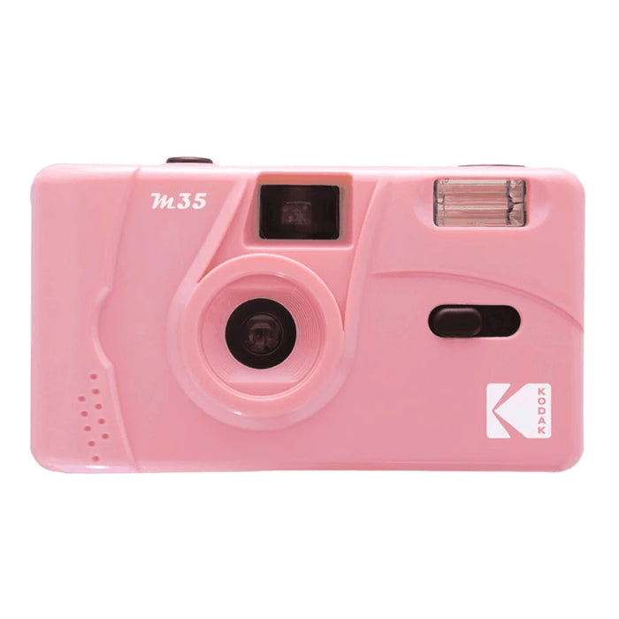 Pink KODAK Vintage Retro M35 Reusable Film Camera Kodak UltraMax Film ( 1 Roll - 3 Roll ) Bundle On Sale