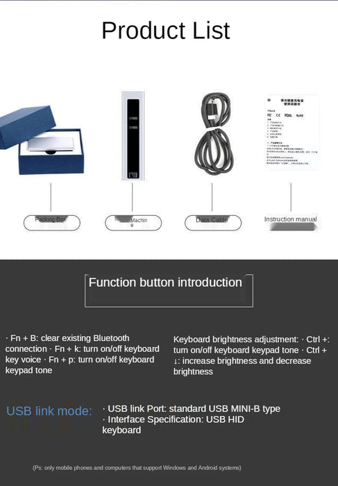Wireless Bluetooth Laser Projection Keyboard With Mouse Function – Portable Virtual QWERTY Keyboard for iOS, Android, Windows, Mac On Sale