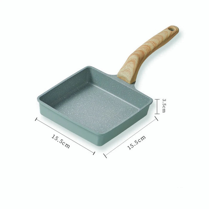 Japanese Tamagoyaki Non-Stick Frying Pan – Blue Square Omelette Pan On Sale