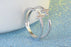 925 sterling silver adjustable double cross ring silver color on sale