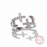 925 Sterling Silver Lucky Double Cross Ring on Sale
