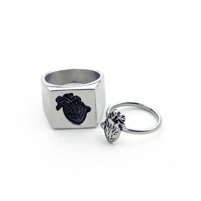 Heart Puzzle Couples Ring On Sale