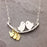 Love Birds and Birdies On Branch Necklace On Sale