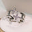 925 Sterling Silver Lucky Double Cross Ring on Sale