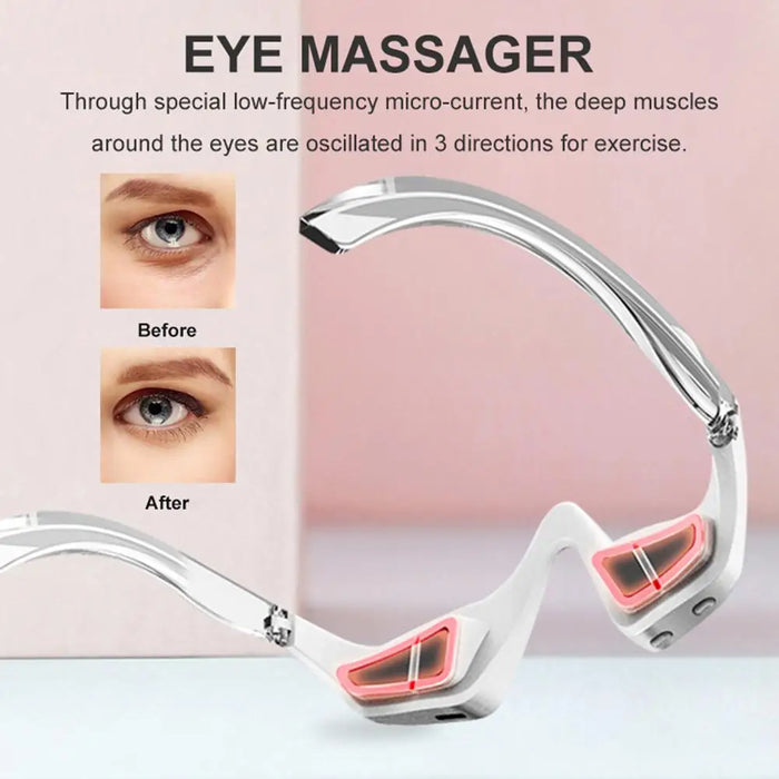 Rechargeable Red Light EMS Eye Massager Eye Massager On Sale