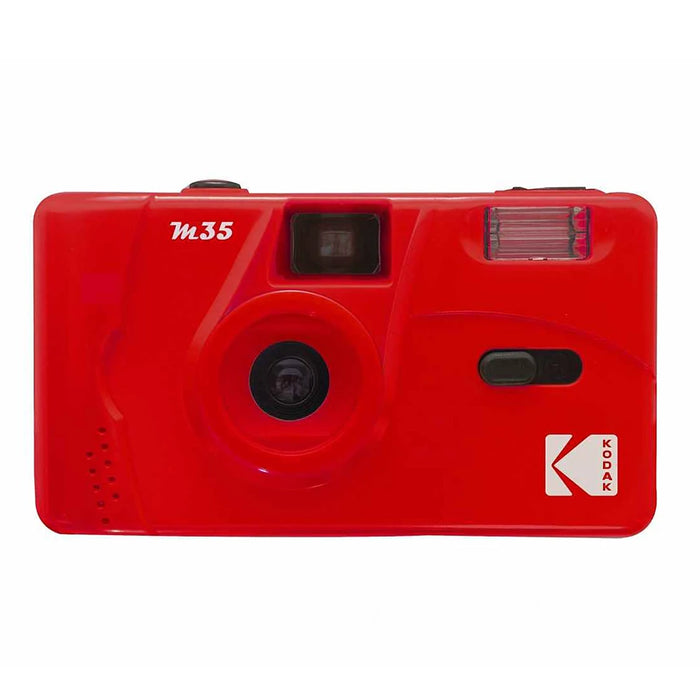 Red KODAK Vintage Retro M35 Reusable Film Camera Kodak UltraMax Film ( 1 Roll - 3 Roll ) Bundle On Sale