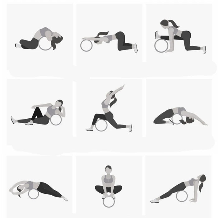 Yoga Wheel Position Moves