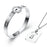 Concentric interlocking Chain And Link Stainless Steel Couple Bracelet On Sale