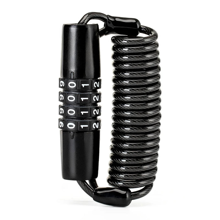 Anti-theft Steel Wire Mini Password Bike Helmet Lock On Sale
