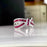 925 Sterling Silver Natural Ruby Red Bow Gemstone Ring On Sale