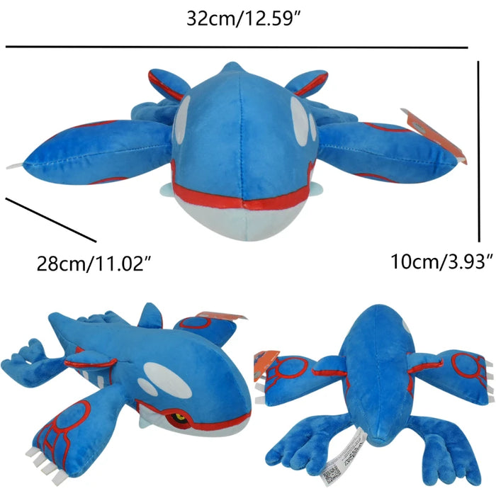 Kyogre Pokemon Character Soft Plush Doll Toys On Sale