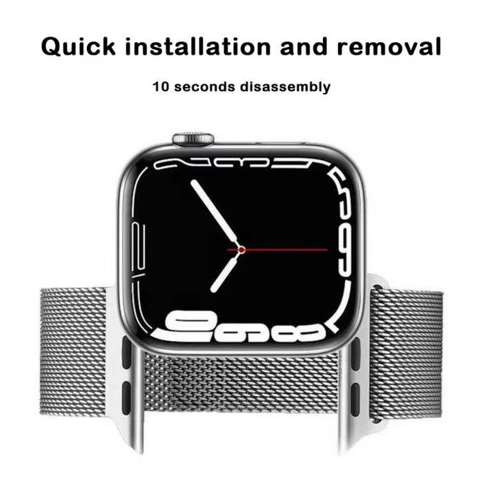 Milanese Mesh Loop With Magnetic Clasp For Apple Watch Band 44mm 40mm 38mm 42mm On Sale
