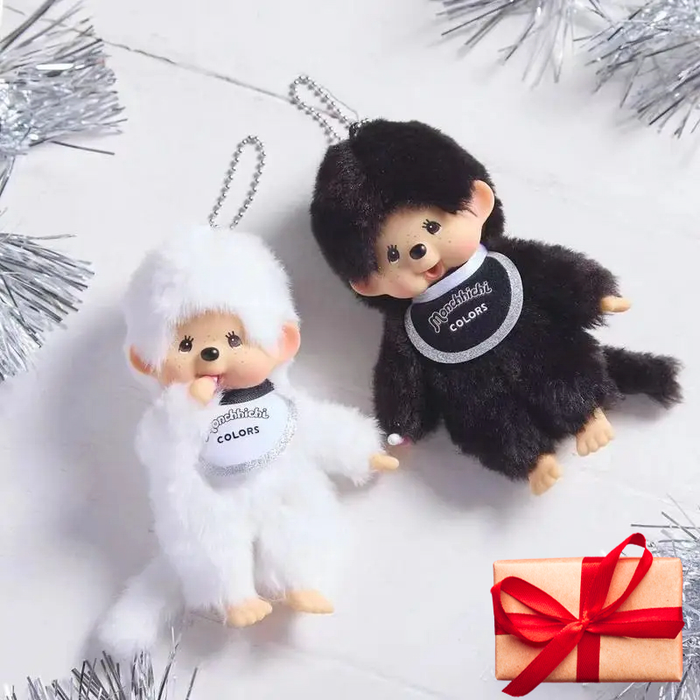 Miichi Monkey Monchhichi Vintage Style Plush Keychain Dolls Collection On Sale