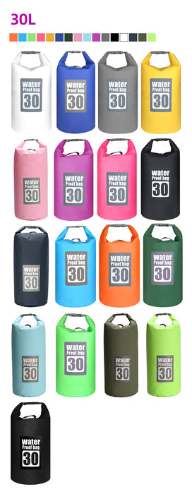 30L Lightweight Waterproof Dry Bag Backpack For Outdoor Water Sports On Sale