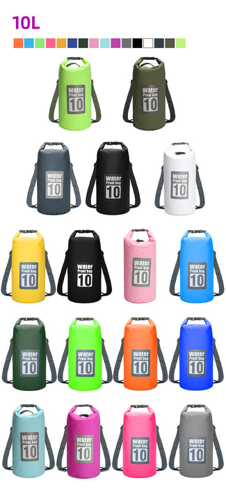 10L Lightweight Waterproof Dry Bag Backpack For Outdoor Water Sports On Sale