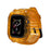 Orange Black Clear iWatch Case And Silicone Straps Sets For Apple Watch Band 38mm, 40mm, 41mm, 42mm, 44mm, 45mm On Sale