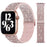 Pink Glitter Sparkle Nylon Strap for Apple Watch 38mm, 40mm, 41mm, 42mm, 44 mm, 45mm On Sale
