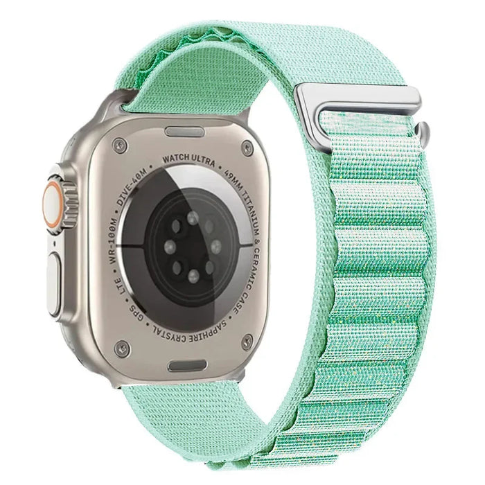 Teal Shiny Alpine Loop Collection For Apple Watch Series On Sale