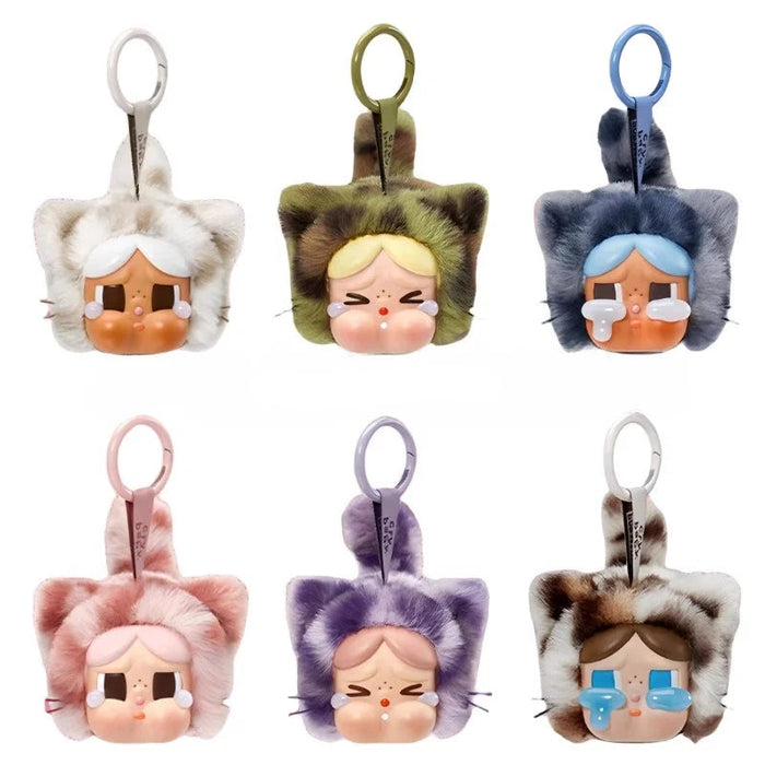 Limited Edition Wild But Cutie Leopard Cat Crybaby Vinyl Plush Dolls Blind Box Collection On Sale