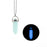 Luminous Natural Quartz Crystal Hexagonal Pillar Bullet Pendant Necklaces On Sale