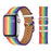 Rainbow Genuine Leather Loop Apple Watch Band For iWatch Series On Sale