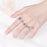 925 Sterling Silver 18K White Gold Plated Moissanite Diamond Rings On Sale